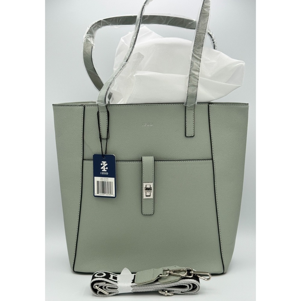 IZOD Sage Tote Bag - Item # INV01071 - NEW With Tags - 12" x 12" x 5"